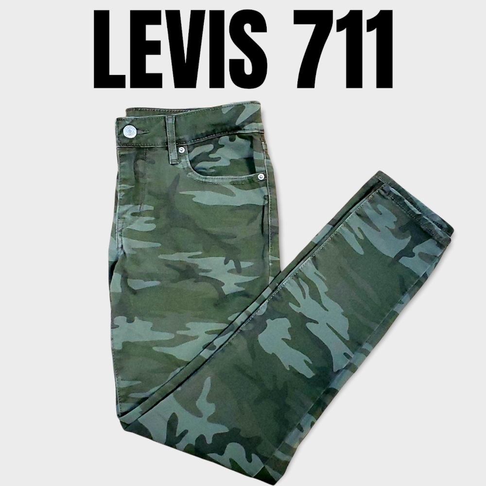 CAMO PRINT 711 SKINNY ANKLE WOMEN'S JEANS